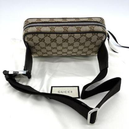 国内発！すぐ届く★人気 GUCCI GGキャンバス ボディバッグ